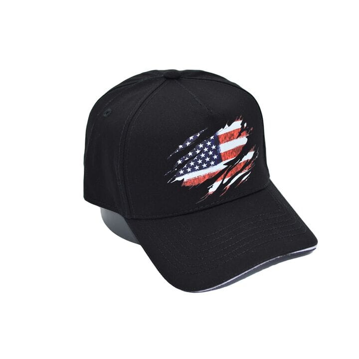 Бейсболка тракер BrandLito United States of America 55-60 см чорна (B 1219-976)