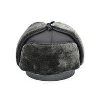 Утеплена шапка вушанка Zin Wang Zu 56-60 см з хутряною підкладкою чорна (Z 0519-746) Утеплена шапка вушанка Zin Wang Zu 56-60 см з хутряною підкладкою чорна (Z 0519-746)
