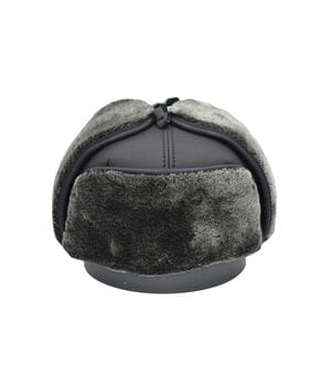 Утеплена шапка вушанка Zin Wang Zu 56-60 см з хутряною підкладкою чорна (Z 0519-746) Утеплена шапка вушанка Zin Wang Zu 56-60 см з хутряною підкладкою чорна (Z 0519-746)
