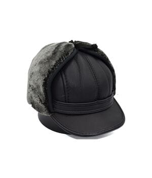 Утеплённая шапка ушанка Zin Wang Zu 55-60 см с меховой подкладкой (Z 0519-360)