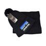 Комплект Flexfit шапка з помпоном и снуд Patagonia Чёрный (F-0918-122)