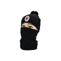 Комплект Flexfit шапка з помпоном и снуд FC Milan 53-57 см чёрная (F-0918-600) Комплект Flexfit шапка з помпоном и снуд FC Milan 53-57 см чёрная (F-0918-600)