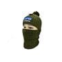 Комплект Flexfit шапка з помпоном и снуд Patagonia Оливковый (F-0918-123)