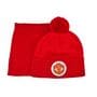Комплект Flexfit шапка з помпоном и снуд FC Manchester United 53-57 см красная (F-0918-592)