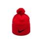 Шапка з помпоном Flexfit Nike 55-59 см красная (F-0918-632)
