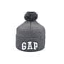 Шапка з помпоном Flexfit Gap 53-57 см темно-серая (F-0918-464)