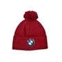 Шапка з помпоном Flexfit BMW 55-59 см красный меланж (F-0918-614)