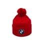 Шапка з помпоном Flexfit BMW 55-59 см красная (F-0918-625)
