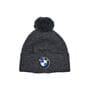 Шапка з помпоном Flexfit BMW 55-59 см серый меланж (F-0918-617)