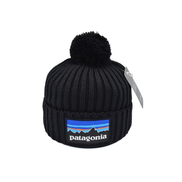 Шапка з помпоном Flexfit Patagonia 55-59 см Чёрная (F-0918-150)