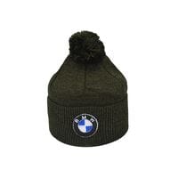 Шапка з помпоном Flexfit BMW 55-59 см хаки меланж (F-0918-618) Шапка з помпоном Flexfit BMW 55-59 см хаки меланж (F-0918-618)