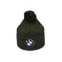 Шапка з помпоном Flexfit BMW 55-59 см хаки меланж (F-0918-618)