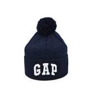 Шапка з помпоном Flexfit Gap 53-57 см тёмно-синяя (F-0918-469)