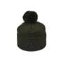 Шапка з помпоном Flexfit Mercedes 55-59 хаки меланж (F-0918-610)