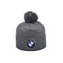 Шапка з помпоном Flexfit BMW 55-59 см серая (F-0918-620)
