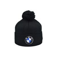 Шапка з помпоном Flexfit BMW 55-59 см чёрная (F-0918-621) Шапка з помпоном Flexfit BMW 55-59 см чёрная (F-0918-621)