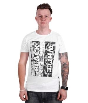 Футболка ZUKE Black White f1910/4 Белая Футболка ZUKE Black White f1910/4 Белая