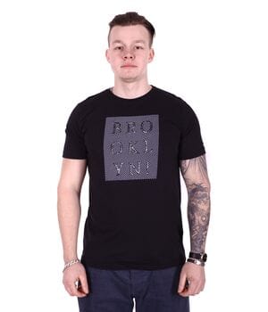 Футболка StrongMan Brooklyn f0218/5 Чорна Футболка StrongMan Brooklyn f0218/5 Чорна