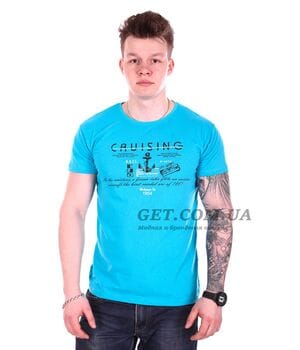 Футболка Cruising виробництво туреччина блакитна (f4874/5) Футболка Cruising виробництво туреччина блакитна (f4874/5)