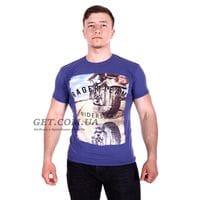 Мужская футболка Ranget Team турция цвет синий (f214/1) Мужская футболка Ranget Team турция цвет синий (f214/1)