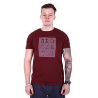 Футболка StrongMan Brooklyn f0218/3 Бордовая Футболка StrongMan Brooklyn f0218/3 Бордовая