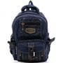 Джинсовый подростковый рюкзак Gold Be 24 x 35 x 15 см Синий (b797/2)