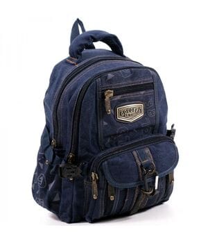 Джинсовый подростковый рюкзак Gold Be 24 x 35 x 15 см Синий (b797/2)