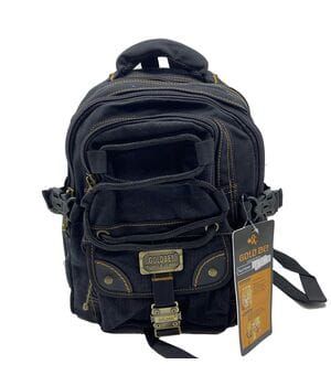 Джинсовый подростковый рюкзак Gold Be 25 x 36 x 17 см Черный (BH034/1)