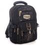 Джинсовый подростковый рюкзак Gold Be 24 x 35 x 15 см Черный (b797/1)