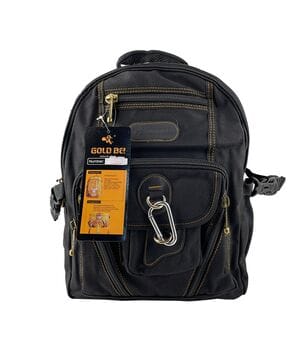 Джинсовый рюкзак Gold Be 28 x 38 x 15 см Черный (gb0107/2) Джинсовый рюкзак Gold Be 28 x 38 x 15 см Черный (gb0107/2)