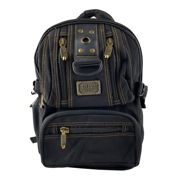 Маленький джинсовый рюкзак Gold Be 24 x 35 x 15 см Черный (gb1305/1)
