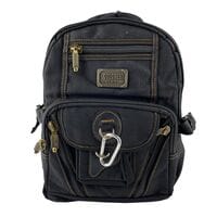 Джинсовый школьный рюкзак Gold Be 25 x 35 x 15 см Черный (gbbh002/1)
