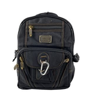 Джинсовый школьный рюкзак Gold Be 25 x 35 x 15 см Черный (gbbh002/1) Джинсовый школьный рюкзак Gold Be 25 x 35 x 15 см Черный (gbbh002/1)