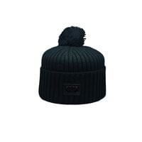 Шапка з помпоном Caps Zone Philipp Plein 55-59 см Чорна (CZ 1018-5)