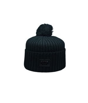 Шапка з помпоном Caps Zone Philipp Plein 55-59 см Чёрная (CZ 1018-5)