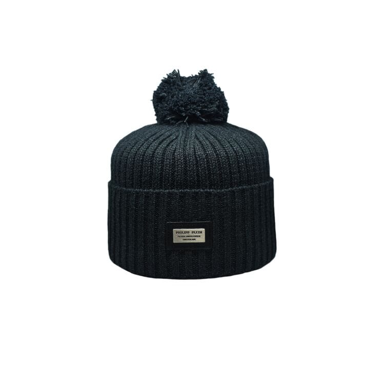 Шапка помпон  Caps Zone Philipp Plein cotton (CZ 1018-1)
