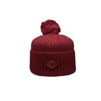 Шапка з помпоном Caps Zone Gucci 55-59 см Красная (CZ 1018-10)