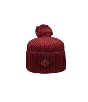 Шапка з помпоном Caps Zone Gucci 55-59 см Красная (CZ 1018-10)