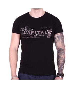 Футболка Rixon Capital f1905/1 Чорна Футболка Rixon Capital f1905/1 Чорна