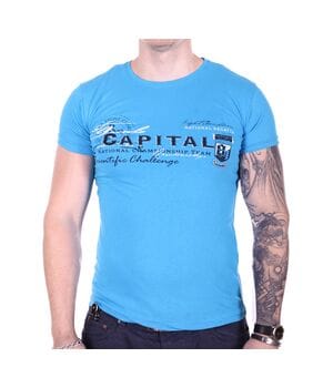 Футболка Rixon Capital f1905/4 Блакитна Футболка Rixon Capital f1905/4 Блакитна