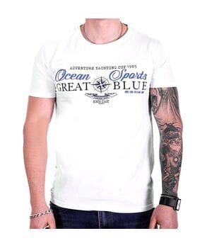 Футболка StrongMan f1928/4 Белая Футболка StrongMan f1928/4 Белая