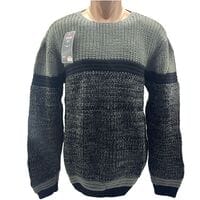 Мужской свитер Wild OBOY Турция wo1058/1 Серый с черным