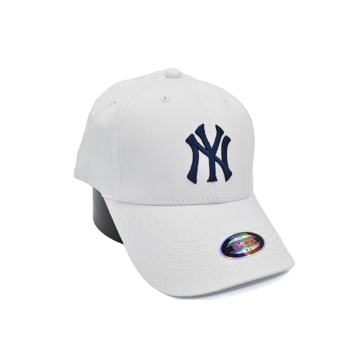 Кепка фулка Classic New York Yankees 55-59 см белая (C 0919-316)