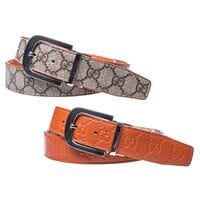 Шкіряний двосторонній ремінь Wiseo Gucci різнокольоровий (wi6578/1)