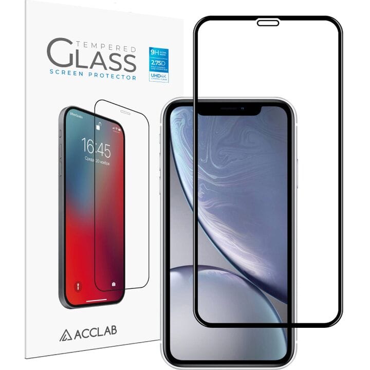 Защитное стекло ACCLAB Full Cover Tempered Glass для Apple iPhone 13 Pro Max Black