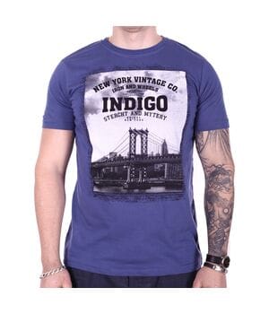Футболка StrongMan Indigo f0318/2 Синяя