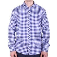 Рубашка батал Rigans турция b0118/1 синяя