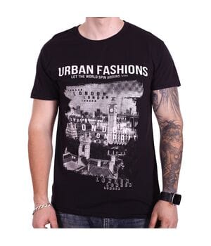 Футболка Rixon Urban Fashion 1814/2 Черная Футболка Rixon Urban Fashion 1814/2 Черная