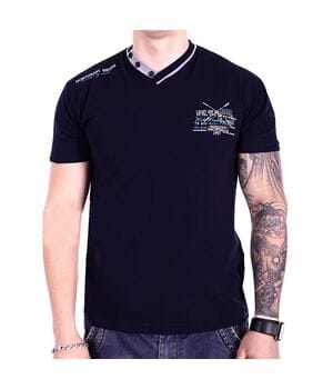 Футболка Mastiff  f1918/5 Темно-синяя