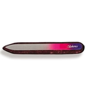 Стеклянная пилочка в чехле из кожи для ногтей SPL 13,5 см (99-1352)